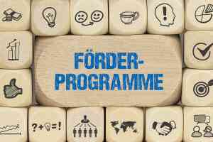 Schriftzug Förderprogramm